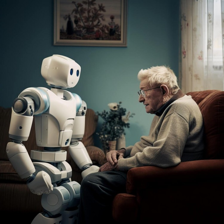 AI伴侣机器人缓解老年人的孤独感