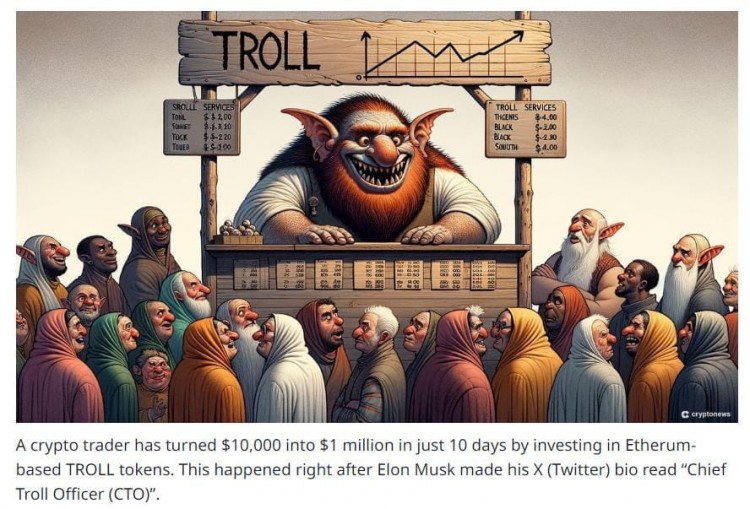 MEME代币交易者赚得百万感谢ELONMUSK