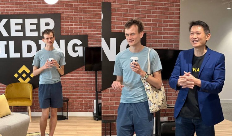 Binance's New CEO Richard Teng Visits Vitalik Buterin