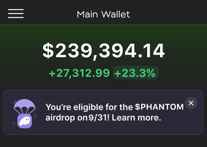 Missed Airdrop? People made $8,000 - $12,000 today with $PHANTOM! Get in on the action now!
