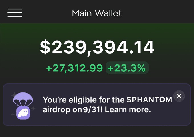 Missed Airdrop? People made $8,000 - $12,000 today with $PHANTOM! Get in on the action now!