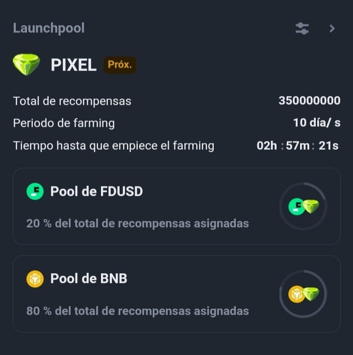 Pixel Launchpool 启动倒计时