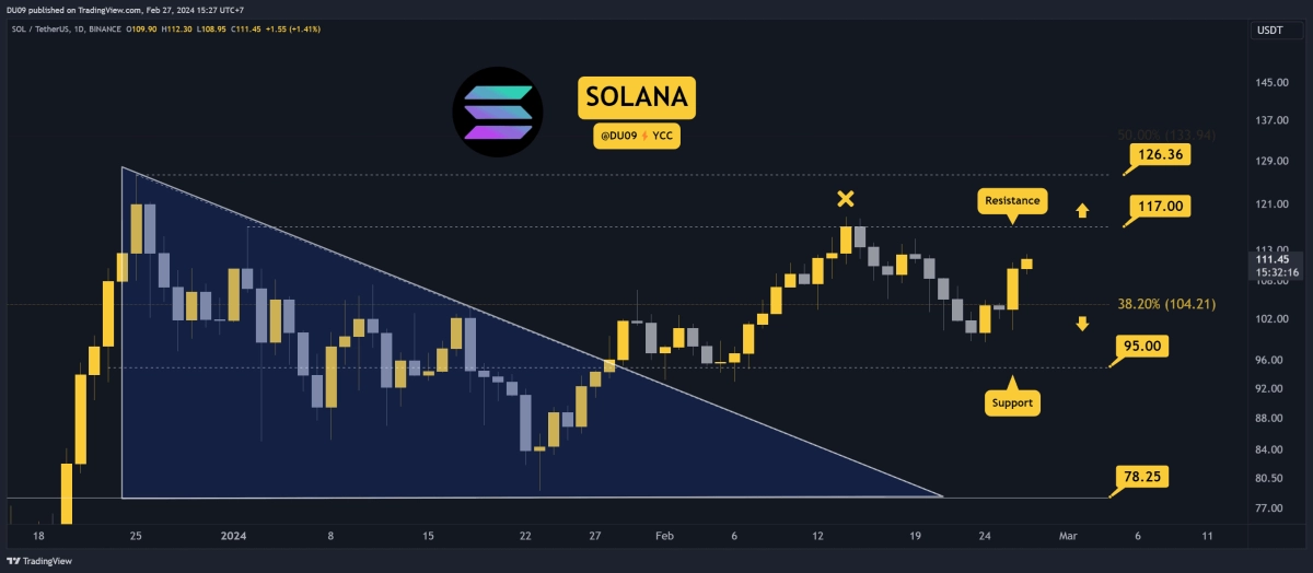 [卡尔]SOL 突破 110 美元，但还能涨到多高？（Solana 价格分析）