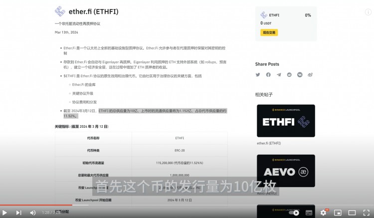 巨鲸出手币安上线的ETHFI有点猛啊未来前景如何也许超乎你的相信有多少可以入手孙宇晨干了50亿进去即将到来