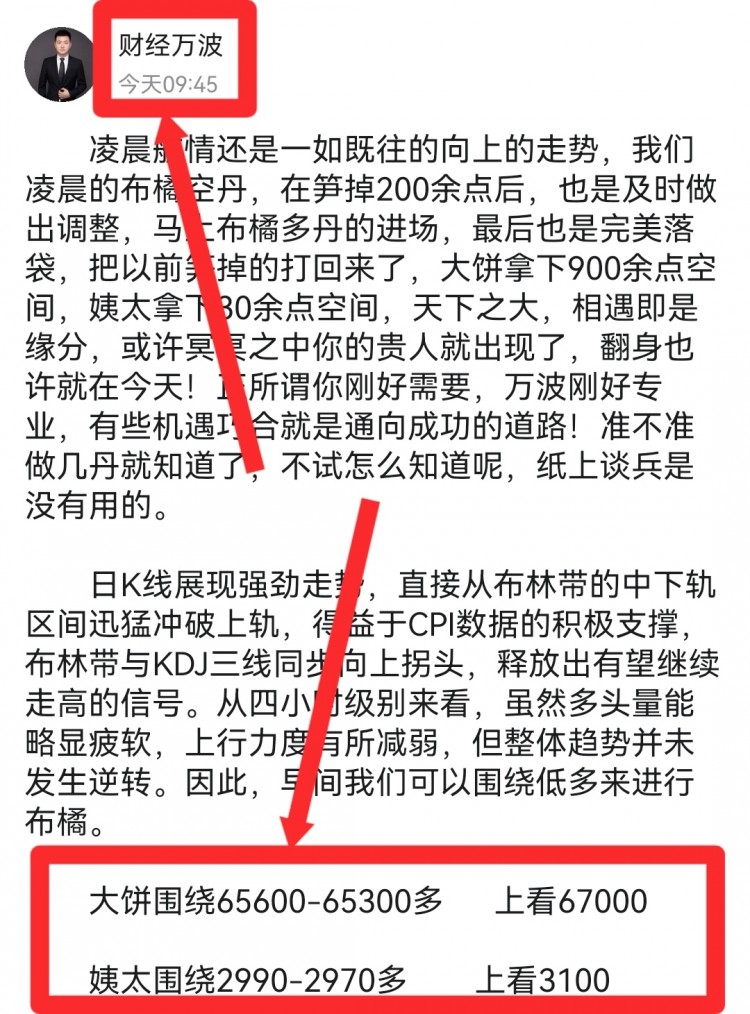 [财经万波]午后比特币操作建议分析！