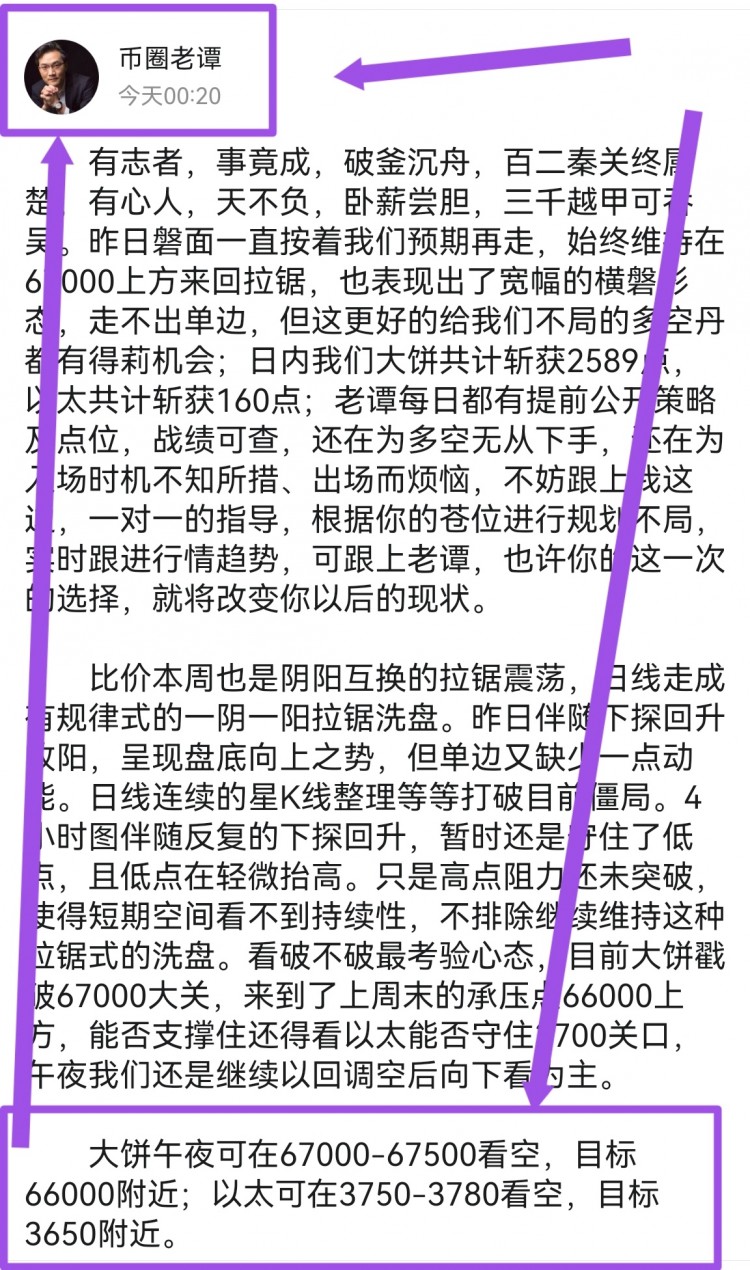 [币圈老谭]看表格最下方联席v可跟上