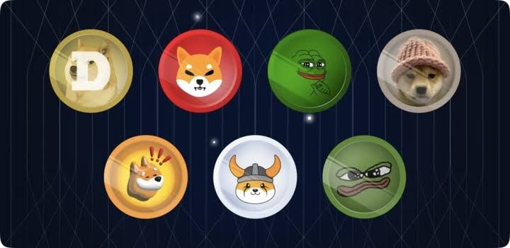 Memecoins价格波动：3月上涨，7月下滑